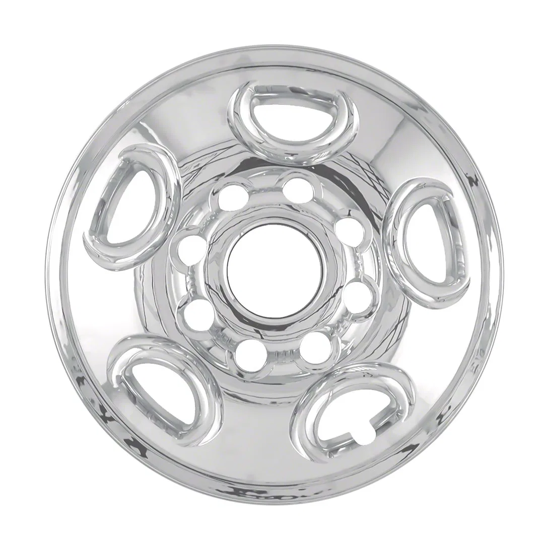 IWCIMP50X – COAST2COAST Wheel Skin, 16 Inch 5 Flat Spokes Snap-On Plated Chrome ABS Plastic Set Of 4